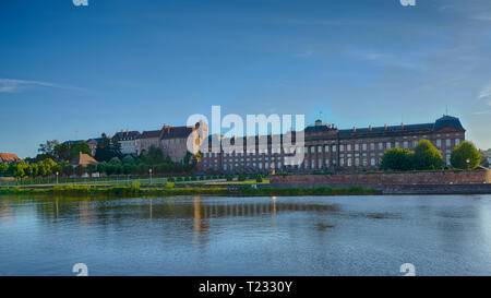 Al castello di Rohan a Saverne Alsace Francia Foto Stock