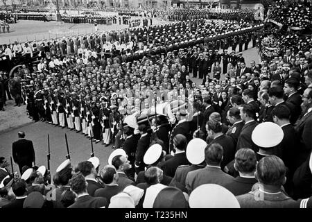 Eva Peron funerale, Buenos Aires, 1952 Foto Stock