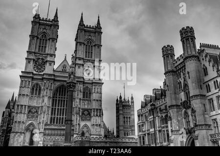 Abbazia di Westminster a Londra Foto Stock