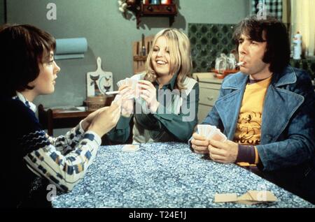 Uomo di casa (1974) Richard O'Sullivan, Paula Wilcox, Sally Thomsett, Data: 1974 Foto Stock