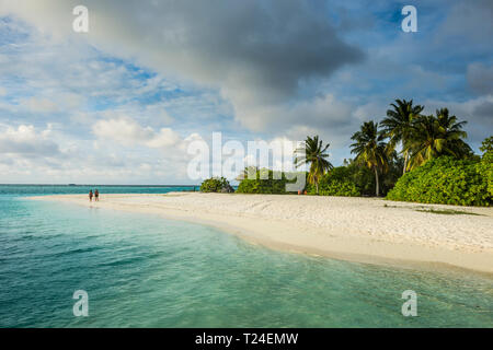 Maledives, Ari Atoll, Nalaguraidhoo, l' isola del sole Foto Stock