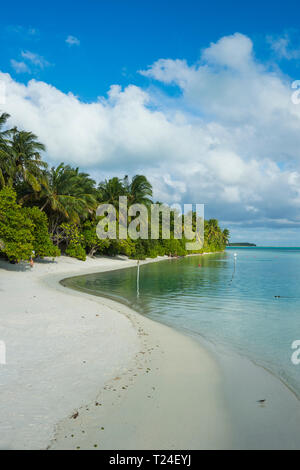 Maledives, Ari Atoll, Nalaguraidhoo, l' isola del sole Foto Stock