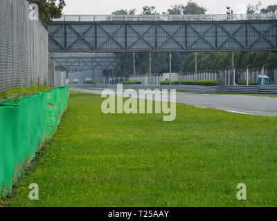 Autodromo Nazionale Monza, varianti Ascari. Pista situata vicino alla città di Monza, a nord di Milano, in Italia. Foto Stock