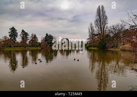 Il Bois de Boulogne a Parigi Foto Stock