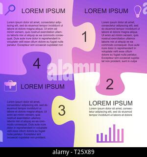 Puzzle modello di sfondo Illustrazione Vettoriale