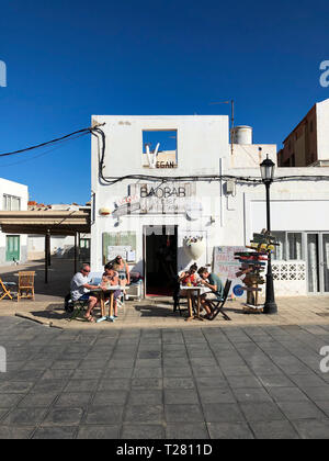 I filmati da Fuerteventura in Spagna girato e fotografato con l'Apple iPhone x Foto Stock