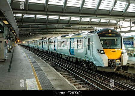 Blackfriars Station, Queen Victoria Street, Blackfriars, Londra Foto Stock