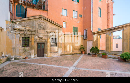 Balcone nella chiesa di San Silvestro al Quirinale a Roma, Italia. Foto Stock