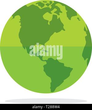 Giornata della terra felice Illustrazione Vettoriale