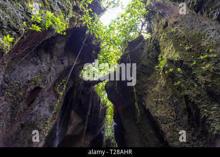 Tukad Cepung cascata Bangli Regency. Ubud, Bali / Indonesia Foto Stock