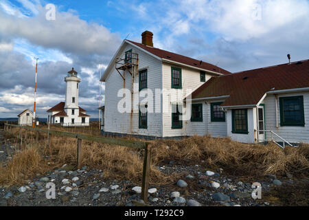 Port Townsend è un Victorian città portuale di Washington Foto Stock