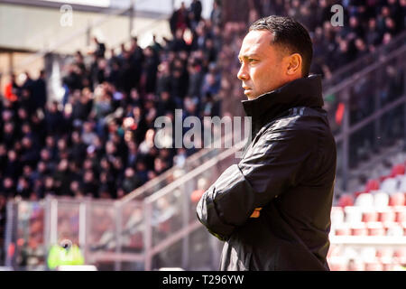 UTRECHT - Utrecht - Feyenoord , Calcetto , Stagione 2018/2019 , Eredivisie , Galgenwaard Stadium , 31-03-2019 , assistant coach Danny Landzaat Foto Stock