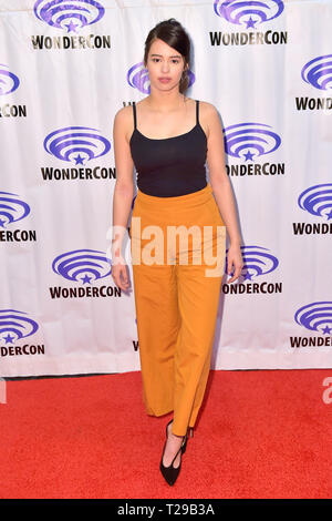 Amber Midthunder al Photocall per FX serie TV 'Legion' alla WonderCon 2019 presso il Centro Congressi di Anaheim. Anaheim, 29.03.2019 | Utilizzo di tutto il mondo Foto Stock