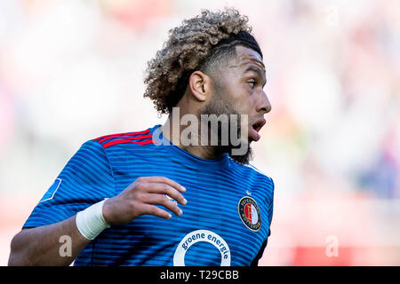 UTRECHT - Utrecht - Feyenoord , Calcetto , Stagione 2018/2019 , Eredivisie , Galgenwaard Stadium , 31-03-2019 , Feyenoord player Tonny Vilhena Foto Stock