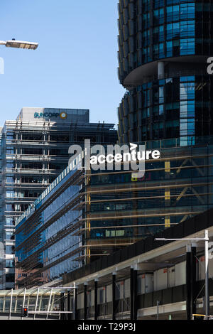 Un altro grande esempio di Sydney sostenibile edifici per uffici è la Accenture edificio nel molo di Barangaroo, Sydney. La società si trova in Internatio Foto Stock