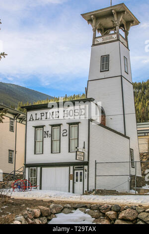 Edifici storici in Georgetown Colorado Foto Stock