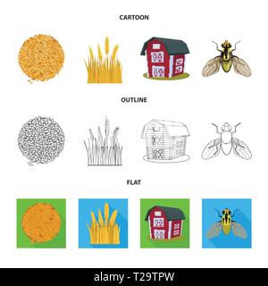 Molla,granaio,volare,semi,spike,costruzione,insetti,crop,l'orzo,l'industria,pest,pane,terra,autunno,il controllo,cereali,cornfield,eco,stop,ali,campagna,capannone,insetticida,golden,killer,rural,mature,cottage,wildlife,oat,l'agricoltura,agricoltura,segala,impianto,frumento, mais,grano raccolto,,agriturismo,campo,impostare,vettore,icona,immagine,isolato,raccolta,design,l'elemento,graphic,segno vettori vettore , Illustrazione Vettoriale