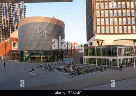Amsterdam, Paesi Bassi - 02 Settembre 2018: questo è Holland Scoprite Amsterdam in Amsterdam Noord, Paesi Bassi Foto Stock