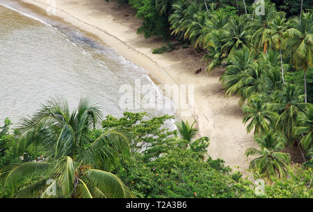 Inglese's Bay (Tobago, West Indies) nei pressi di Castara Foto Stock