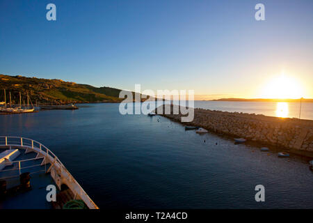 Malta-Gozo Ferry Service sulla Manica di Gozo, Malta Foto Stock