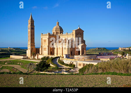 Basilica di Gozo, Bażilika-Santwarju Nazzjonali tal-Madonna Ta' Pinu Foto Stock