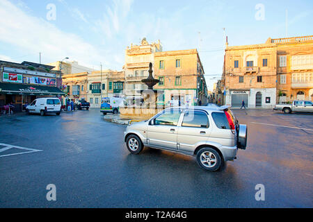 Piazza San Francesco (Pjazza San Frangisk), Gozo, Malta Foto Stock