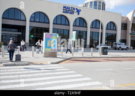 Aeroporto Internazionale di Malta Foto Stock