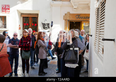 Visita guidata gruppo in Malta Foto Stock