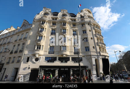 L'Hotel Lutetia, un hotel a 5 stelle situato in Boulevard Raspail - Parigi, Francia Foto Stock