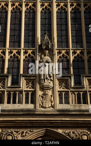 Bagno, Somerset, Regno Unito, 22 febbraio 2019, Abbazia di Bath Foto Stock