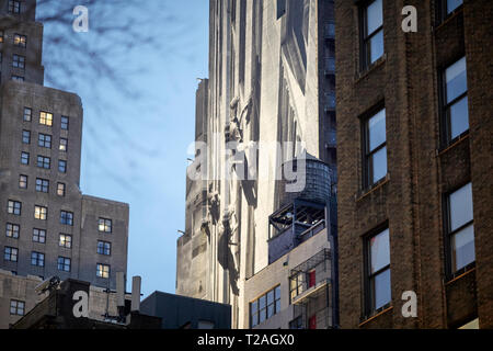 New York Times dipinto di inserzione per promuovere il loro archivio USA Manhattan, New York Foto Stock