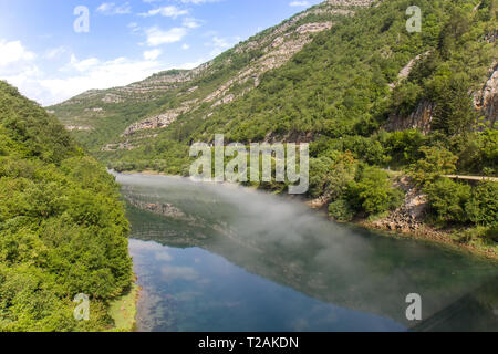 Fiume Trebisnica, Trebinje, Bosnia Erzegovina Foto Stock