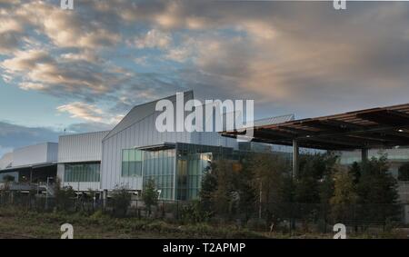 La sede centrale di Facebook a Menlo Park, nell'Area della Baia di San Francisco, nel novembre 2018. | Utilizzo di tutto il mondo Foto Stock