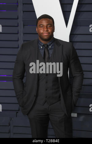 Vanity Fair Oscar Party presso il Wallis Annenberg Center for the Performing Arts il 24 febbraio 2019 a Beverly Hills, la California offre: Okieriete Onaodowan dove: Los Angeles, California, Stati Uniti quando: 24 Feb 2019 Credit: Sheri Determan/WENN.com Foto Stock