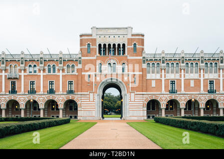 Lovett Hall, alla Rice University di Houston, Texas Foto Stock