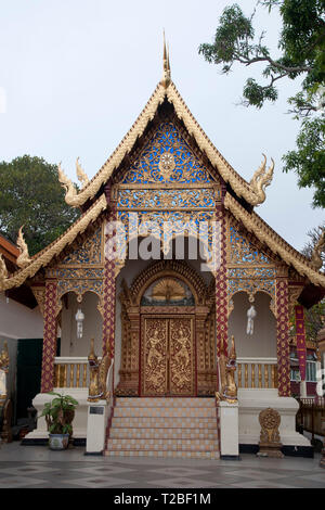 Chiang Mai Thailandia, il tempio di Wat Phra That Doi Suthep complessa Foto Stock