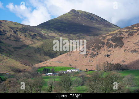 Causey Pike, Newlands Valley, Cumbria Foto Stock