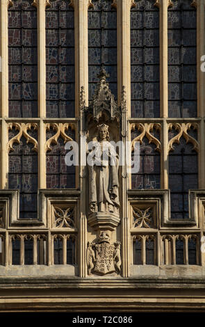 Bagno, Somerset, Regno Unito, 22 febbraio 2019, Abbazia di Bath Foto Stock