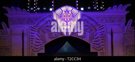 29 marzo 2019, il Land della Baviera, München: tappa al Tour tenda del circo Krone. Foto: Marie Reichenbach/dpa Foto Stock