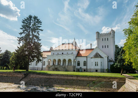 Fantast o Dundjerski Castello, famosa destinazione turistica, vicino a Becej town, Serbia Foto Stock