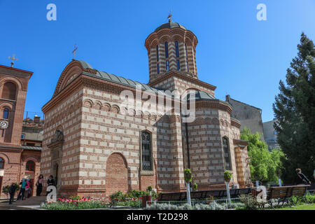 Biserica Sfântul Anton. Chiesa a Bucarest, in Romania. Per scattare foto in aprile 2018 Foto Stock