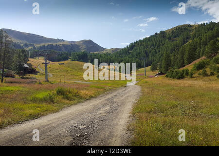 Vedute del resort di risoul Francia Foto Stock