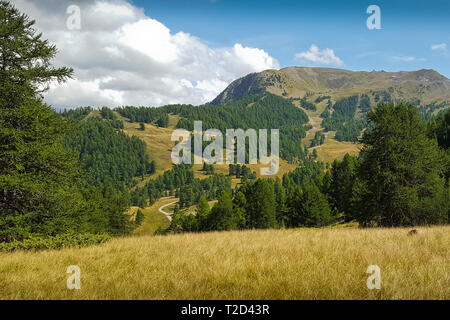 Vedute del resort di risoul Francia Foto Stock
