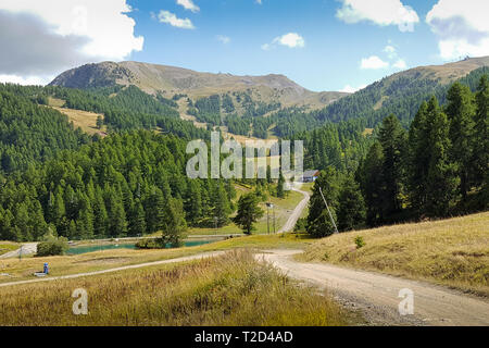 Vedute del resort di risoul Francia Foto Stock