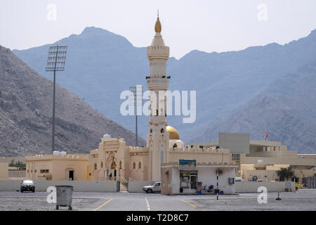 Moschea in Khasab, Oman Foto Stock