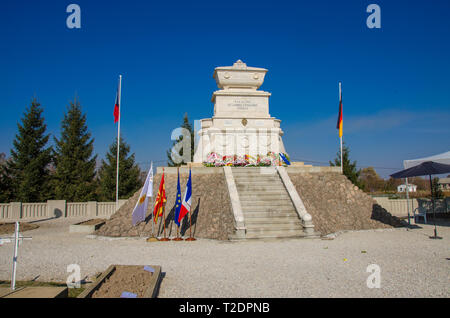 Francese cimitero militare a Bitola Macedonia Foto Stock