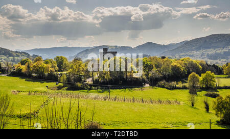Castello di Arteaga nella Riserva della Biosfera di Urdaibai Foto Stock