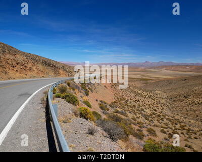 Altipiano andino vicino a San Antonio de Los Cobres, Argentina Foto Stock