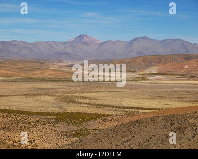 Altipiano andino vicino a San Antonio de Los Cobres, Argentina Foto Stock