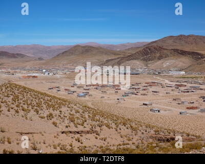 Altipiano andino vicino a San Antonio de Los Cobres, Argentina Foto Stock